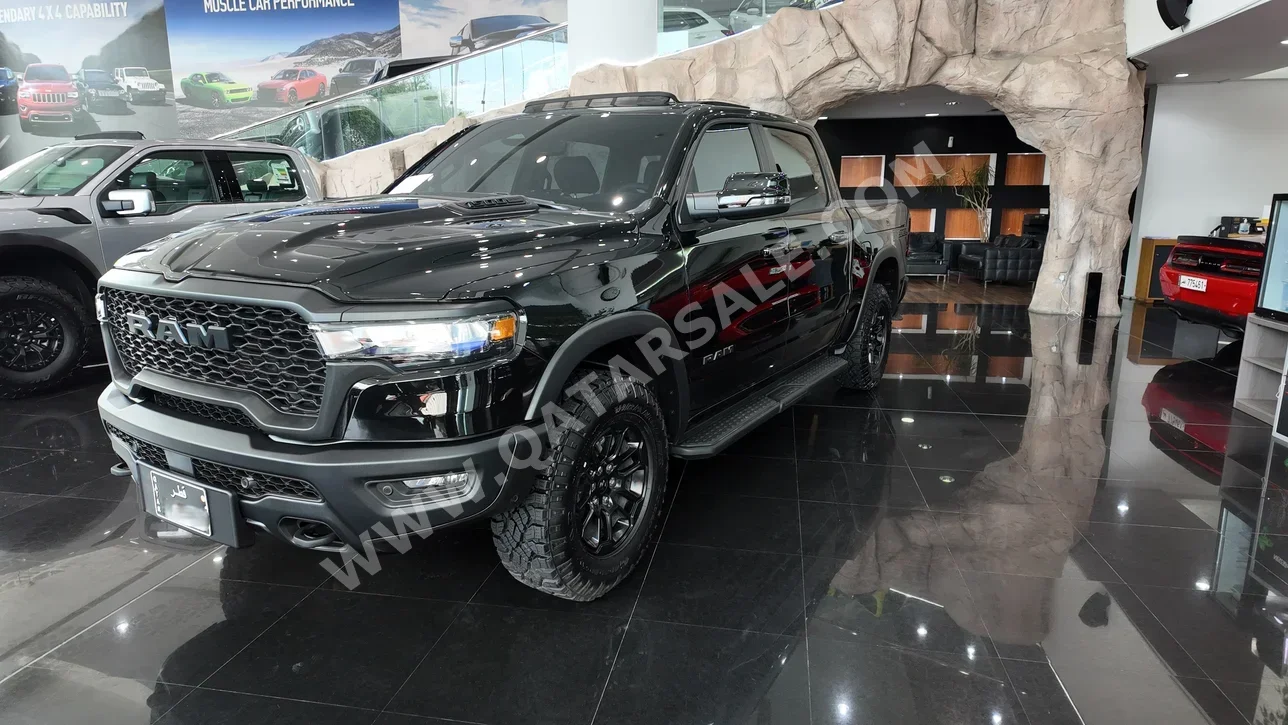 Dodge  Ram  Rebel  2025  Automatic  3,820 Km  6 Cylinder  Four Wheel Drive (4WD)  Pick Up  Black  With Warranty