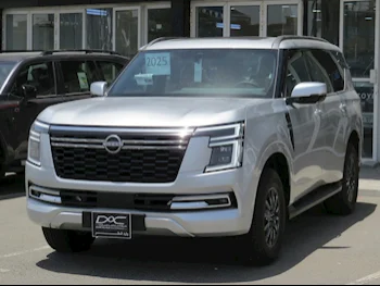 Nissan  Patrol  Titanium  2025  Automatic  0 Km  6 Cylinder  Four Wheel Drive (4WD)  SUV  Silver  With Warranty