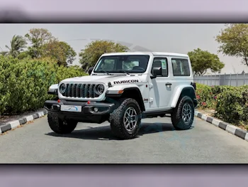Jeep  Wrangler  Rubicon  2025  Automatic  0 Km  4 Cylinder  Four Wheel Drive (4WD)  SUV  White  With Warranty