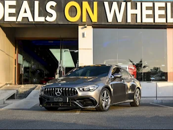 Mercedes-Benz  CLA  250  2023  Automatic  28,000 Km  4 Cylinder  Rear Wheel Drive (RWD)  Sedan  Gray