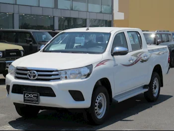 تويوتا  هاي لوكس  2025  اوتوماتيك  0 كم  4 سلندر  دفع رباعي  بيكب  أبيض  تحت الضمان