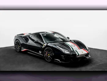 Ferrari  488  Pista  2019  Automatic  89 Km  8 Cylinder  Rear Wheel Drive (RWD)  Coupe / Sport  Black  With Warranty