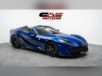 Ferrari  812  GTS  2021  Automatic  12,280 Km  12 Cylinder  Rear Wheel Drive (RWD)  Convertible  Blue  With Warranty