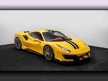 فيراري  488  بيستا  2019  اوتوماتيك  17,166 كم  8 سلندر  دفع خلفي  كوبيه \ سبورت  أصفر