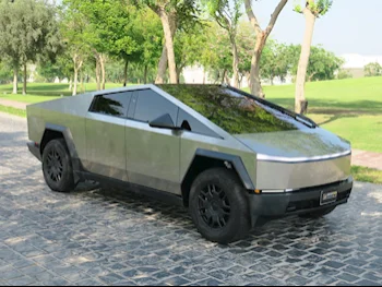 Tesla  Cybertruck  Foundation Series  2024  Automatic  4,000 Km  0 Cylinder  Four Wheel Drive (4WD)  SUV  Silver