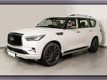 Infiniti  QX  80  2023  Automatic  19,130 Km  8 Cylinder  Four Wheel Drive (4WD)  SUV  White  With Warranty
