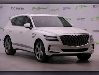 Genesis  GV 80  2022  Automatic  54,000 Km  6 Cylinder  Four Wheel Drive (4WD)  SUV  White  With Warranty