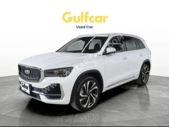 Geely  monjaro  2023  Automatic  41,080 Km  4 Cylinder  All Wheel Drive (AWD)  SUV  White  With Warranty