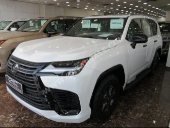 لكزس  ال اكس  600 اوفرتريل  2025  اوتوماتيك  0 كم  6 سلندر  دفع رباعي  اس يو في  أبيض  تحت الضمان