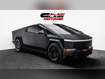 Tesla  Cybertruck  Foundation Series  2024  Automatic  1,300 Km  0 Cylinder  Four Wheel Drive (4WD)  Pick Up  Black Matte