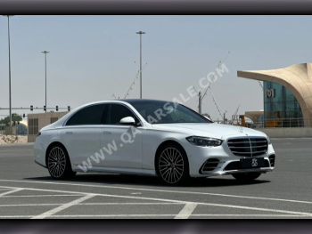مرسيدس - بنز  اس - كلاس  450اي ام جي  2024  اوتوماتيك  7,000 كم  6 سلندر  دفع خلفي  سيدان  أبيض  تحت الضمان