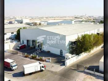 مخازن و مستودعات - الريان  - المنطقة الصناعية  -المساحة: 4040 متر مربع
