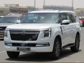 Nissan  Patrol  Titanium Turbo  2025  Automatic  4,000 Km  6 Cylinder  Four Wheel Drive (4WD)  SUV  White  With Warranty