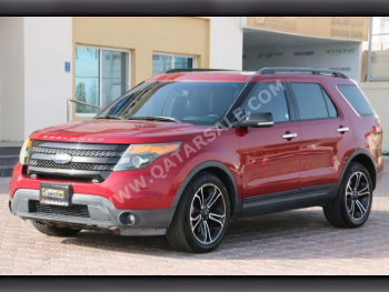 Ford  Explorer  Sport  2014  Automatic  78,000 Km  6 Cylinder  Four Wheel Drive (4WD)  SUV  Red