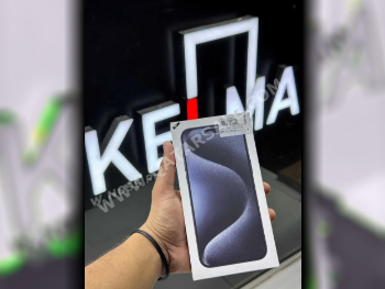 ابل  - ايفون 15  - برو ماكس  - أزرق  - 256 جيجابايت  - تحت الضمان