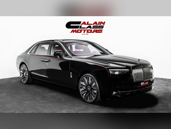 رولز - رويس  غوست  2025  اوتوماتيك  0 كم  12 سلندر  دفع كلي مستمر  سيدان  أسود  تحت الضمان
