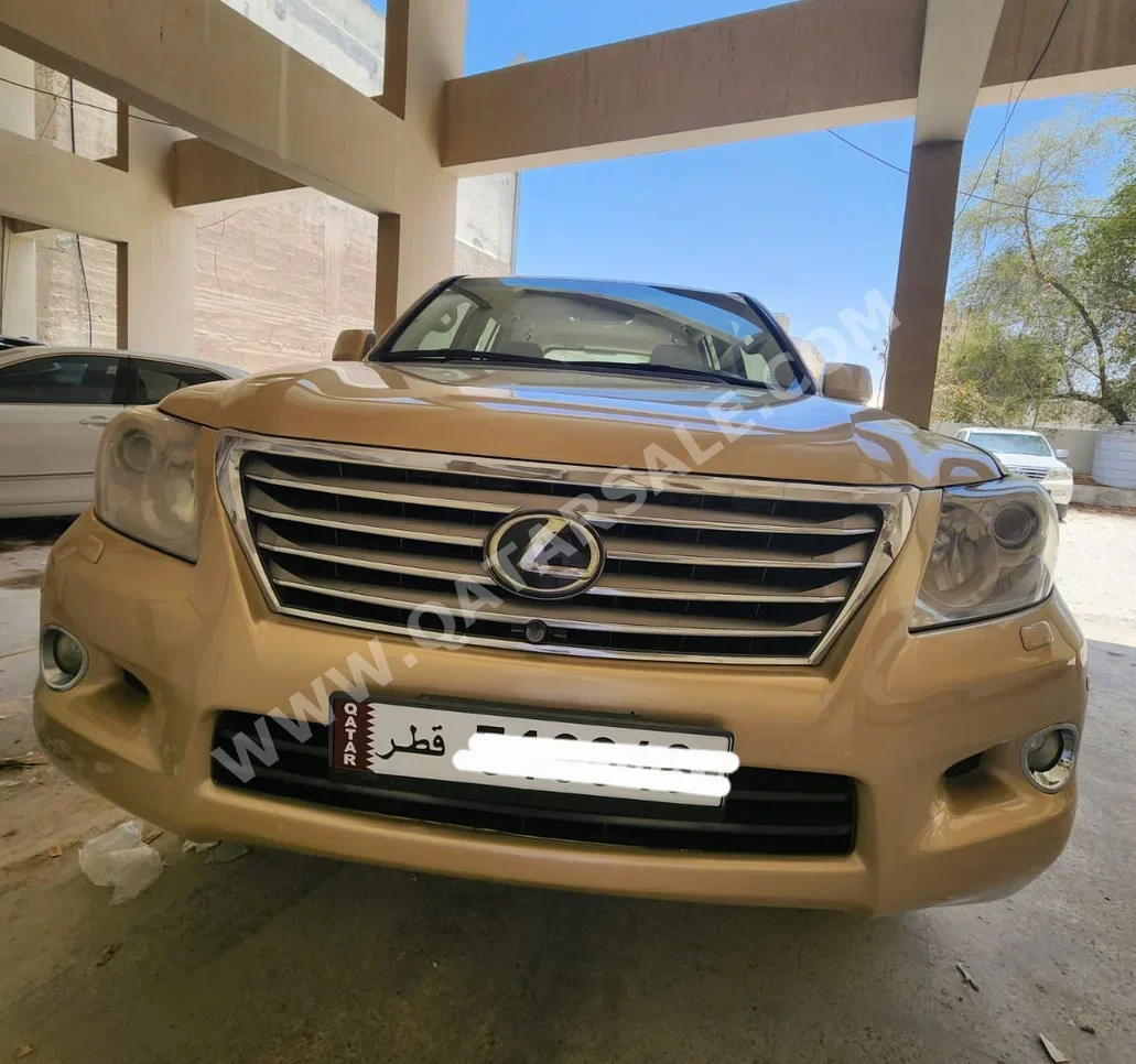 لكزس  ال اكس  570  2009  اوتوماتيك  512,000 كم  8 سلندر  دفع رباعي  اس يو في  ذهبي