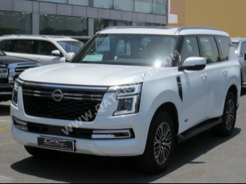 Nissan  Patrol  Titanium Turbo  2025  Automatic  4,000 Km  6 Cylinder  Four Wheel Drive (4WD)  SUV  White  With Warranty