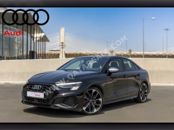 Audi  S  3  2024  Automatic  37,000 Km  4 Cylinder  All Wheel Drive (AWD)  Sedan  Black  With Warranty