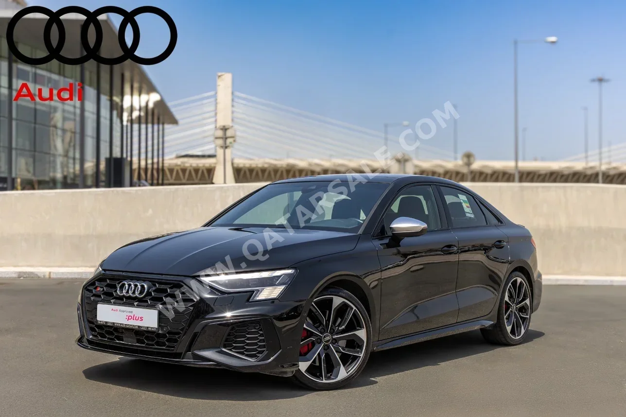 Audi  S  3  2024  Automatic  37,000 Km  4 Cylinder  All Wheel Drive (AWD)  Sedan  Black  With Warranty