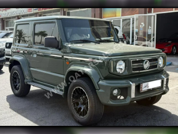 سوزوكي  جمني  2023  اوتوماتيك  5,000 كم  4 سلندر  دفع رباعي  اس يو في  أخضر  تحت الضمان