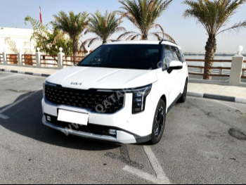 كيا  كارنفال  2025  اوتوماتيك  2,500 كم  6 سلندر  سحب امامي  فان \ باص  أبيض  تحت الضمان