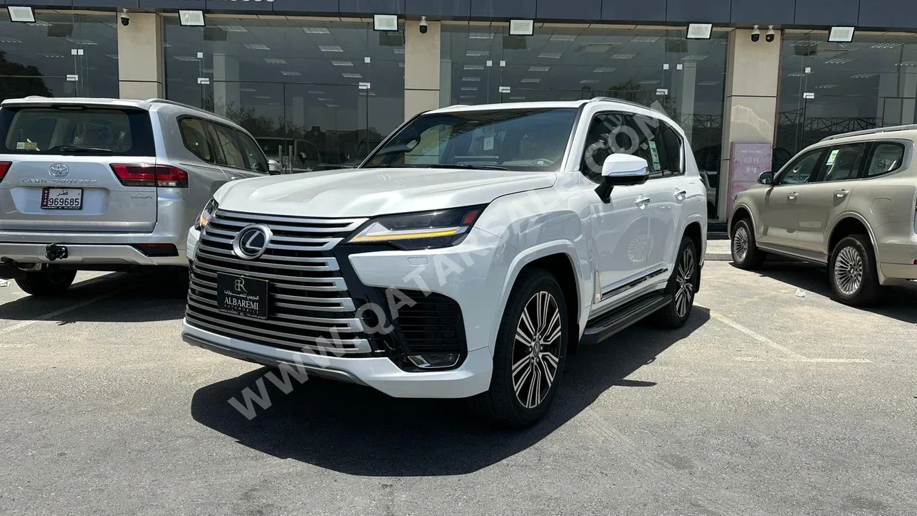 لكزس  ال اكس  600 لكجري  2025  اوتوماتيك  0 كم  6 سلندر  دفع رباعي  اس يو في  أبيض  تحت الضمان