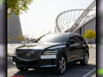 Genesis  GV 80  2021  Automatic  44,500 Km  6 Cylinder  All Wheel Drive (AWD)  SUV  Black  With Warranty