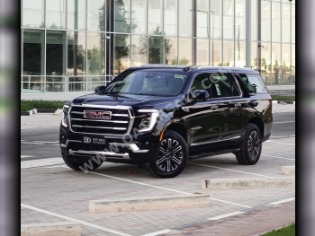 جي ام سي  يوكون  اكس إل  2025  اوتوماتيك  0 كم  8 سلندر  دفع رباعي  اس يو في  أسود  تحت الضمان