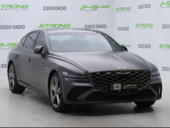 Genesis  G80  2025  Automatic  28,000 Km  6 Cylinder  Rear Wheel Drive (RWD)  Sedan  Gray Matte  With Warranty