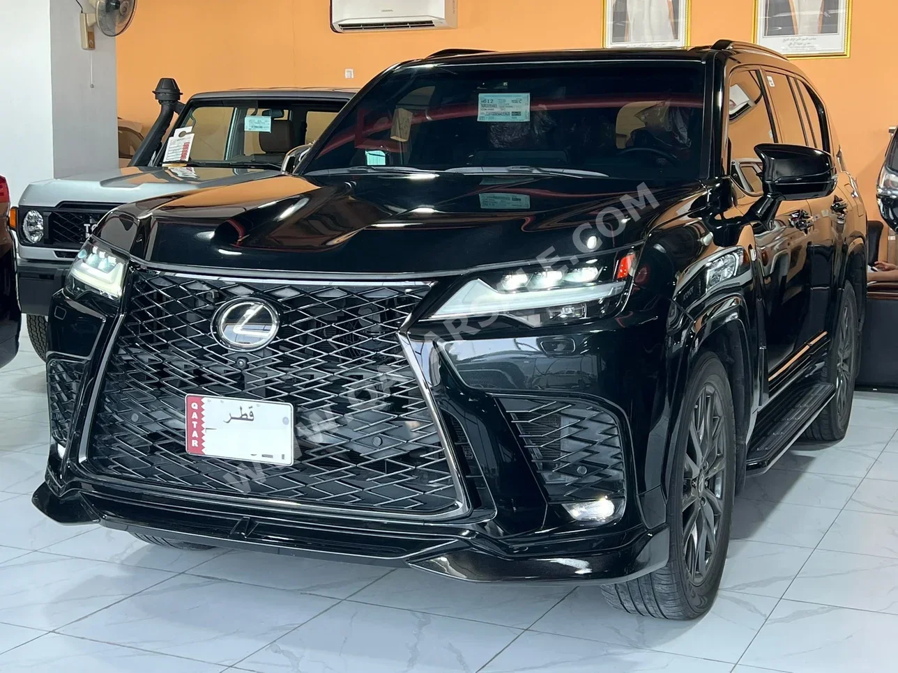 Lexus  LX  600 F Sport  2022  Automatic  79,000 Km  6 Cylinder  Four Wheel Drive (4WD)  SUV  Black  With Warranty