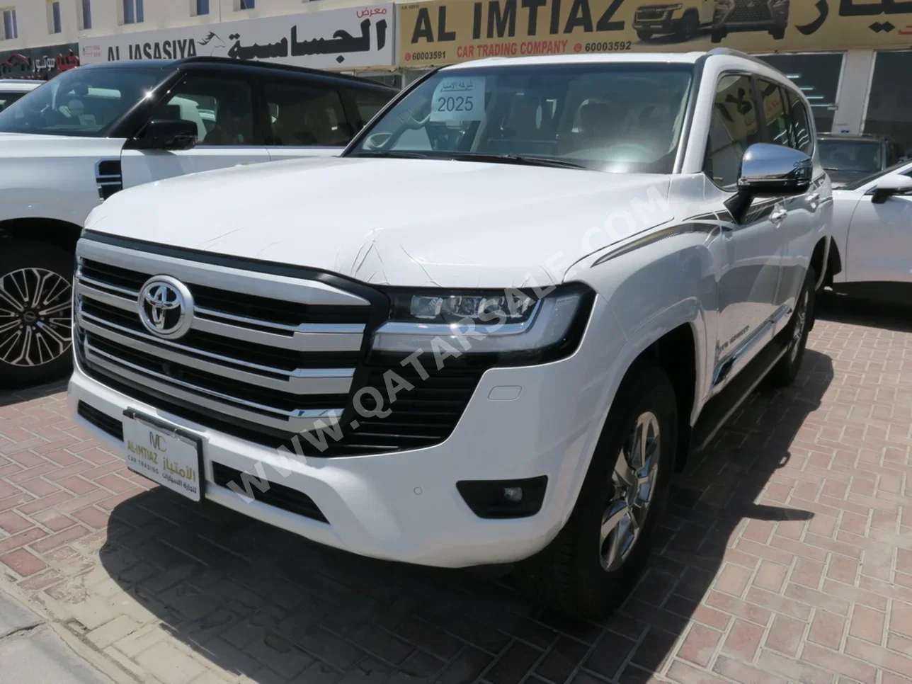 تويوتا  لاند كروزر  في اكس توين توربو  2025  اوتوماتيك  0 كم  6 سلندر  دفع رباعي  اس يو في  أبيض  تحت الضمان