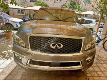 Infiniti  QX  80  2017  Automatic  82,000 Km  8 Cylinder  Four Wheel Drive (4WD)  SUV  Silver