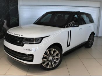 Land Rover  Range Rover  HSE  2023  Automatic  48,604 Km  8 Cylinder  Four Wheel Drive (4WD)  SUV  White  With Warranty