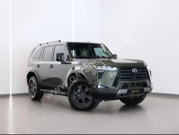 لكزس  جي اكس  550  2024  اوتوماتيك  0 كم  6 سلندر  دفع رباعي  اس يو في  أخضر