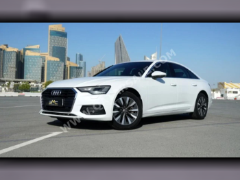 Audi  A6  45 TFSI  2020  Automatic  28,000 Km  4 Cylinder  Front Wheel Drive (FWD)  Sedan  White  With Warranty