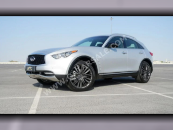 Infiniti  QX  70 Limited  2020  Automatic  38,000 Km  6 Cylinder  All Wheel Drive (AWD)  SUV  Silver  With Warranty