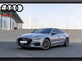 Audi  A7  3.0 S line  2022  Automatic  33,000 Km  6 Cylinder  All Wheel Drive (AWD)  Coupe / Sport  Silver  With Warranty
