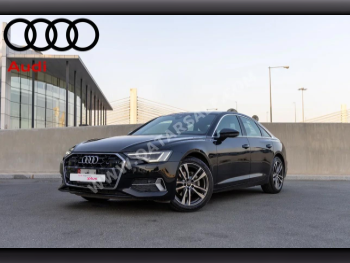 Audi  A6  2.0 T  2024  Automatic  64,000 Km  4 Cylinder  Front Wheel Drive (FWD)  Sedan  Black  With Warranty