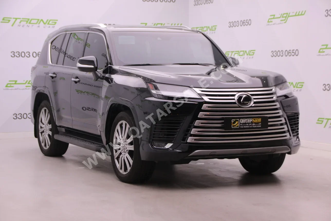 لكزس  ال اكس  600 في اي بي  2024  اوتوماتيك  22,000 كم  6 سلندر  دفع رباعي  اس يو في  أسود  تحت الضمان