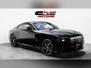رولز - رويس  سبيكتر  2025  اوتوماتيك  0 كم  0 سلندر  دفع كلي مستمر  كوبيه \ سبورت  أسود  تحت الضمان