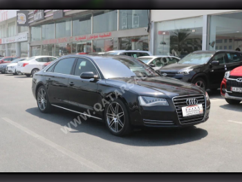 Audi  A8  L  2014  Automatic  63,000 Km  6 Cylinder  All Wheel Drive (AWD)  Sedan  Black