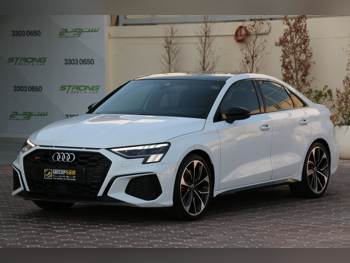 Audi  S  3  2024  Automatic  37,000 Km  5 Cylinder  All Wheel Drive (AWD)  Sedan  White  With Warranty