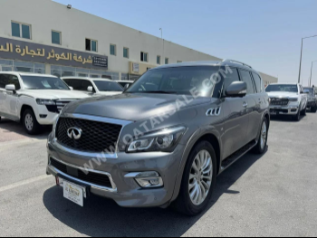 Infiniti  QX  80  2016  Automatic  79,000 Km  8 Cylinder  Four Wheel Drive (4WD)  SUV  Gray