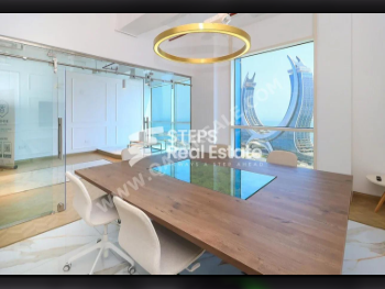 مكاتب تجارية - مفروشة بالكامل  - لوسيل  - منطقة المارينا