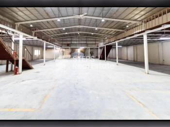 مخازن و مستودعات - الريان  - المنطقة الصناعية  -المساحة: 1200 متر مربع