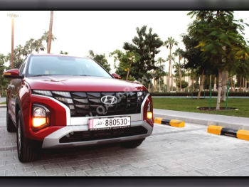 هيونداي  كريتا  4 سلندر  إس يو في 2 في 4  أحمر  2024