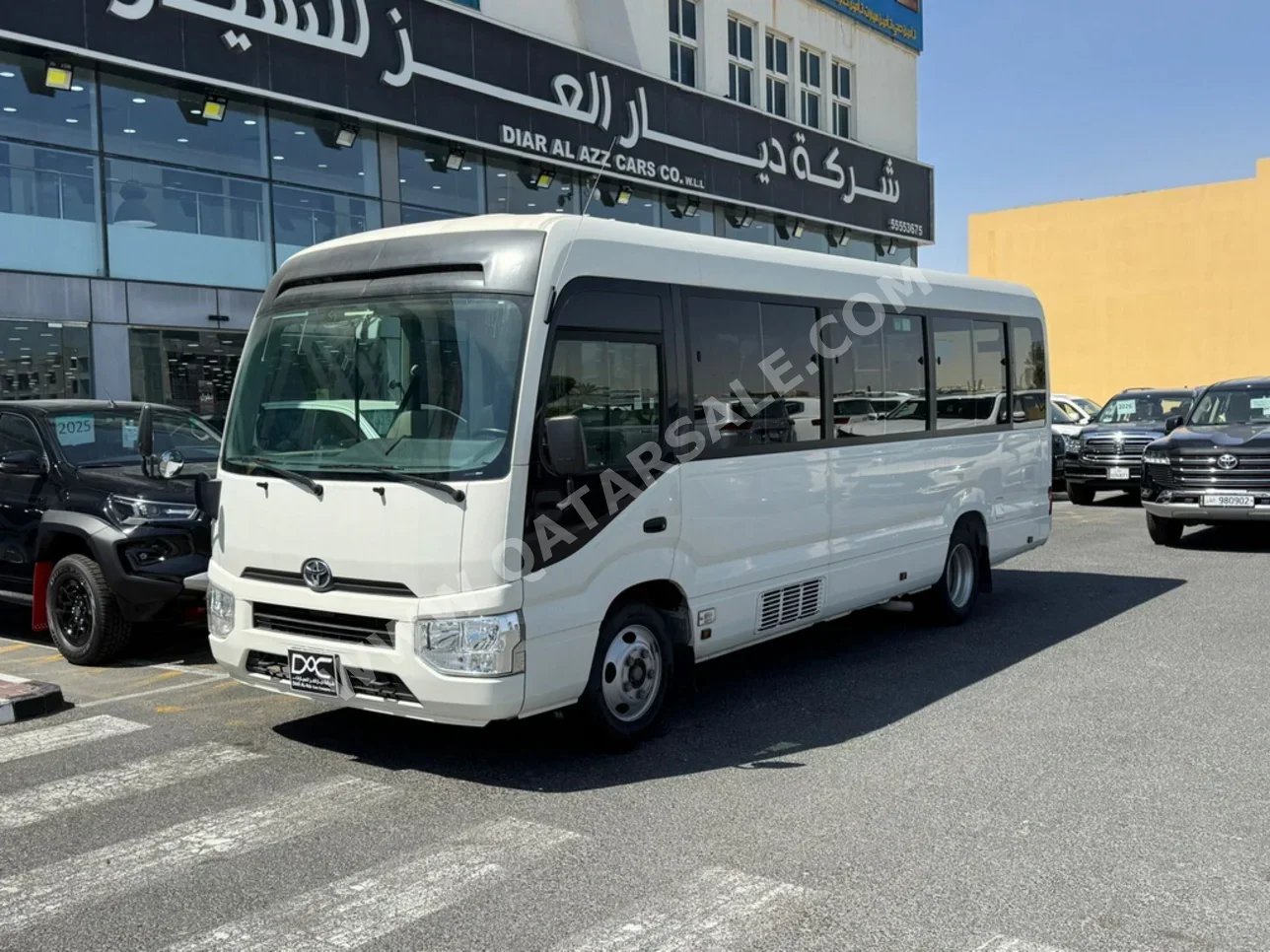 Toyota  Coaster  2020  Manual  105,000 Km  4 Cylinder  Rear Wheel Drive (RWD)  Van / Bus  White