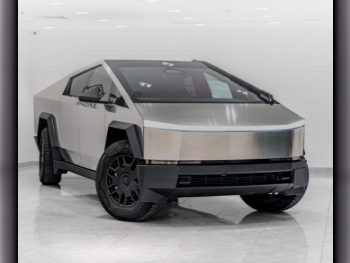 Tesla  Cybertruck  Foundation Series  2024  Automatic  3,000 Km  0 Cylinder  All Wheel Drive (AWD)  Pick Up  Silver  With Warranty