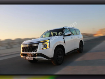 نيسان  باترول  6 سلندر  إس يو في 4 في 4  أبيض  2024